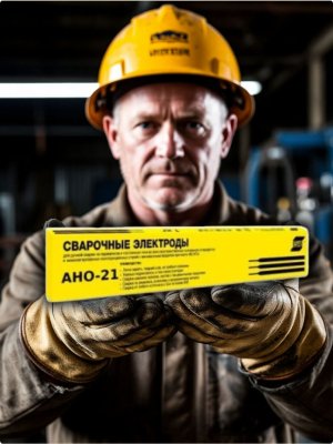 Электроды АНО-21 d 3.0х350 мм ESAB (2.5 кг)