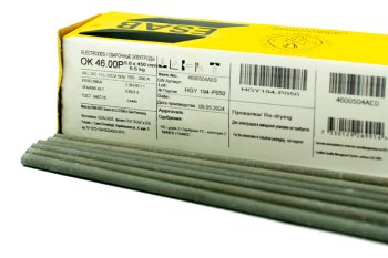 Электроды ОК 46.00Р d 5.0х450 мм ESAB (6.6 кг) фото №4362636