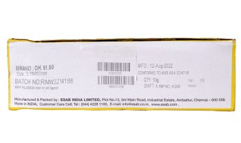Электроды ОК 61.80 d 3.15х350мм ESAB (2 кг) VP фото №4365960