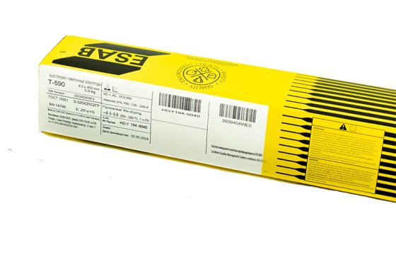 Электроды Т-590 d 4.0х450 мм ESAB (5 кг) фото №4363563