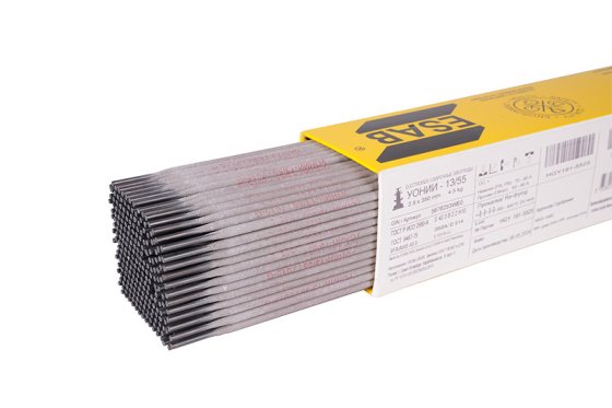 Электроды УОНИИ-13/55 d 2.5х350 мм ESAB (4.5 кг) фото №4362681