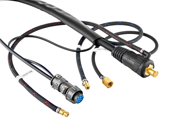 Горелка сварочная TECH TS 18 (ОКС, M10×1,7 Pin), 4 м, IOB6961 СВАРОГ фото №4361034
