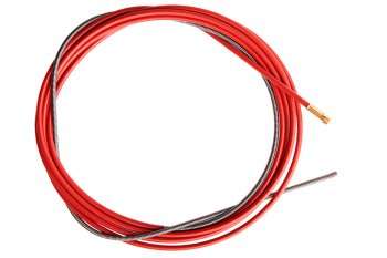 Канал направляющий стальной / d 1.0-1.2 мм / красный / 3.5 м URANAMI фото №4363283