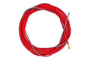 Канал направляющий стальной / d 1.0-1.2 мм / красный / 5.5 м URANAMI