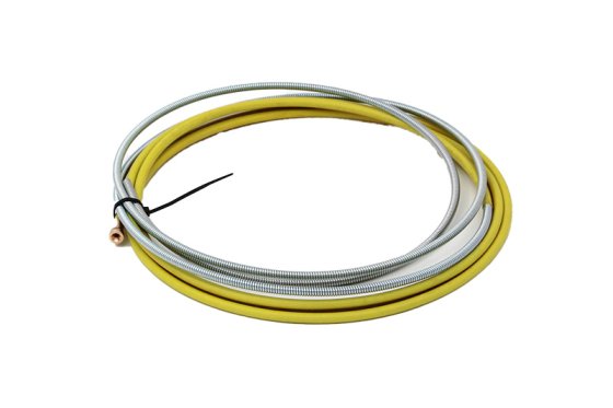 Канал направляющий стальной / d 1.2-1.6 мм / желтый / 3.5 м / DEKA фото №4361509