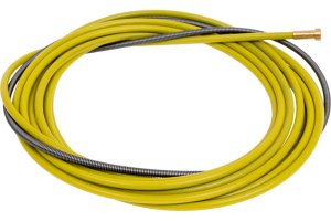 Канал направляющий стальной / d 1.2-1.6 мм / желтый / 5.5 м URANAMI