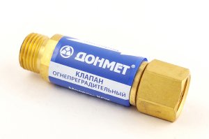 Клапан огнепреградительный КОK М16х1,5LH / кислород / на резак /950.000.02/ (Донмет)