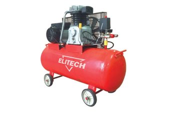 Компрессор "КПР 450-100-2.2" (Elitech) 220В, ременной 2,2 кВт, 450 л/мин, 8 атм, ресивер 100 литров фото №4366244
