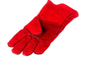Краги спилковые пятипалые зимние (искусств.мех) 2Hands / красные 10,5р-р фото №4361657