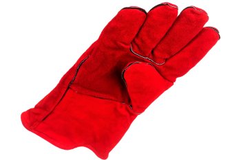 Краги спилковые пятипалые зимние (искусств.мех) 2Hands / красные 10,5р-р фото №4361658