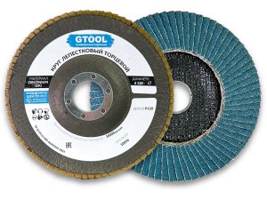 Круг лепестковый торцевой GTOOL d 125, P120