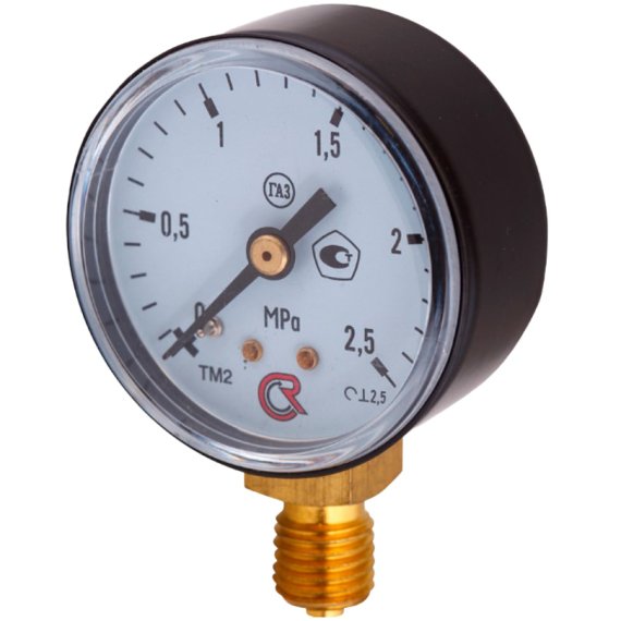 Манометр углекислотный 16 МПа (М12*1,5) фото №4369101