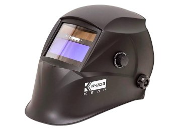 Маска сварочная КЕДР (в разбор.виде) "К-202 PRIME", черная фото №4369071