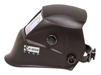 Маска сварочная КЕДР (в разбор.виде) "К-202 PRIME", черная фото №4369073