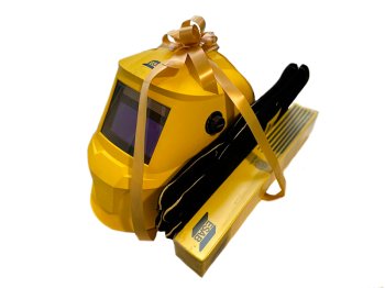Набор сварщика PREMIUM (краги ESAB  +  маскаSAVAGE  +  электроды ESAB 28) фото №2599646