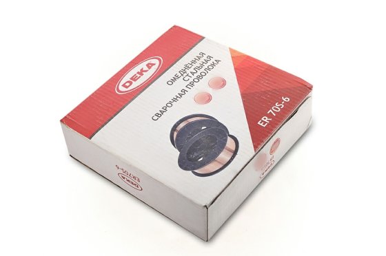 Проволока омедненная (DEKA) d 0.8 мм ER70S-6/Св-08Г2С (1 кг) фото №4361755