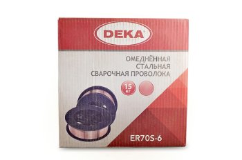 Проволока омедненная (DEKA) d 0.8 мм ER70S-6/Св-08Г2С (15 кг) фото №4367380