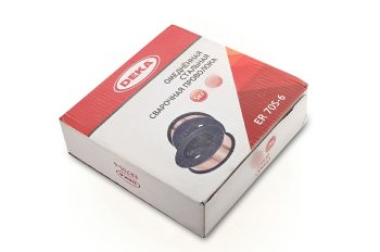 Проволока омедненная (DEKA) d 1.0 мм ER70S-6/Св-08Г2С (5 кг) фото №4368394