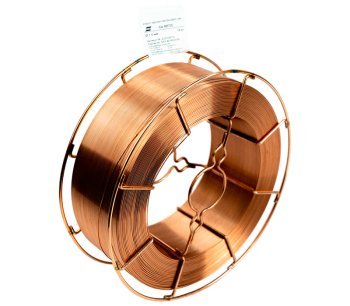 Проволока омедненная (ESAB) d 1.0 мм Св-08Г2С (18 кг) фото №4368312