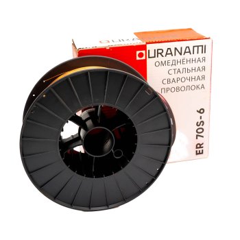 Проволока омедненная URANAMI d 0.8 мм ER70S-6 (15 кг) фото №4361193