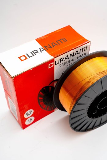 Проволока омедненная URANAMI d 0.8 мм ER70S-6 (15 кг) фото №4361195