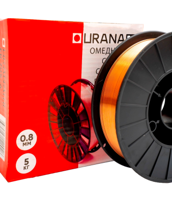 Проволока омедненная URANAMI d 0.8 мм ER70S-6 (5 кг) фото №4370239