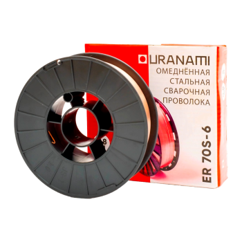 Проволока омедненная URANAMI d 0.8 мм ER70S-6 (5 кг) фото №4370240