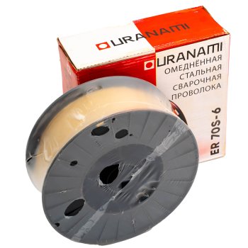 Проволока омедненная URANAMI d 1.0 мм ER70S-6 (15 кг) фото №4361207