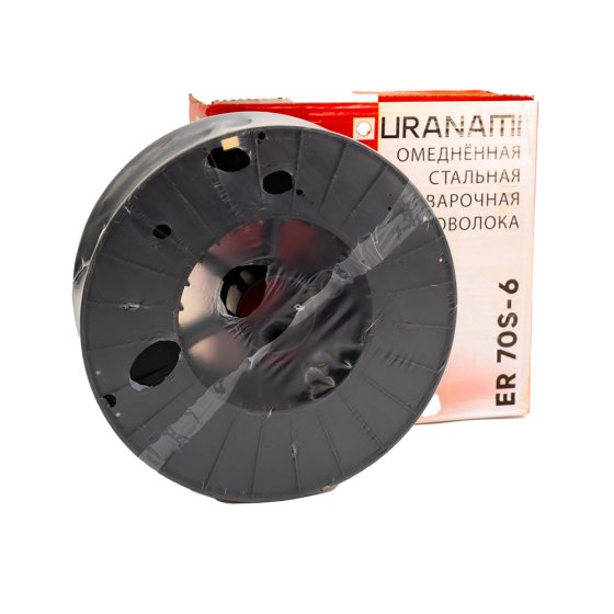 Проволока омедненная URANAMI d 1.0 мм ER70S-6 (15 кг) фото №4361208