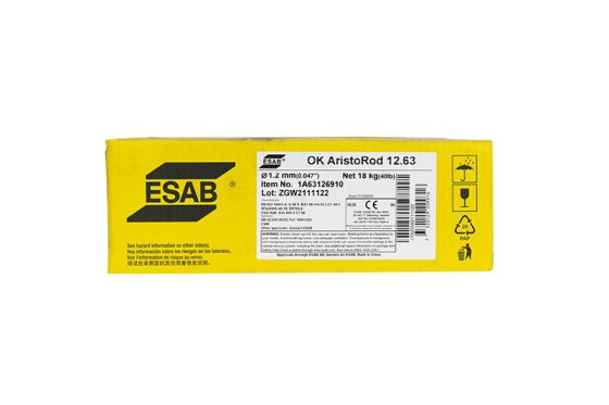 Проволока полированная (ESAB) d 1.2мм AristoRod 12.63 (18кг) фото №4364170
