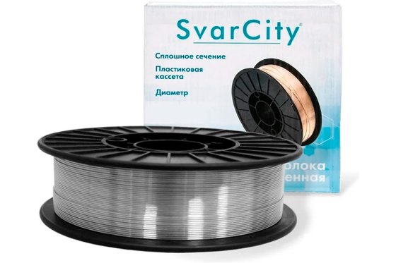 Проволока порошковая (SvarCity) d 1.0 мм E71T-GS (5 кг) фото №4359784
