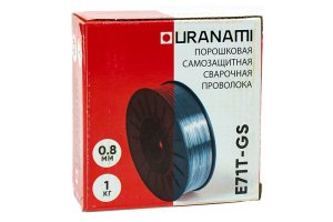 Проволока порошковая URANAMI d 0.8 мм Е71ТGS (1 кг)