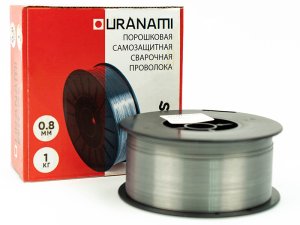 Проволока порошковая URANAMI d 0.8 мм Е71ТGS (1 кг)