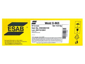 Проволока порошковая Weld G-965 d 1.6мм ESAB (12.5кг) фото №4369161