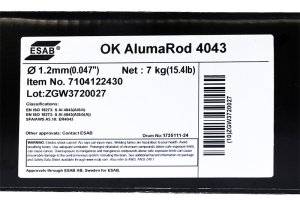 Проволока сварочная (ESAB) d 1.2 мм Alumarod 4043 (7 кг)