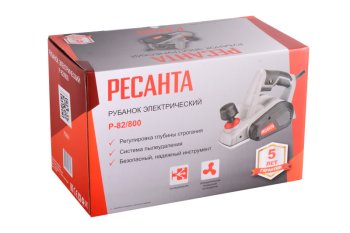 Рубанок электрический Р-82/800 Ресанта фото №4365785