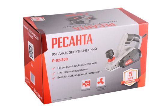 Рубанок электрический Р-82/800 Ресанта фото №4365785