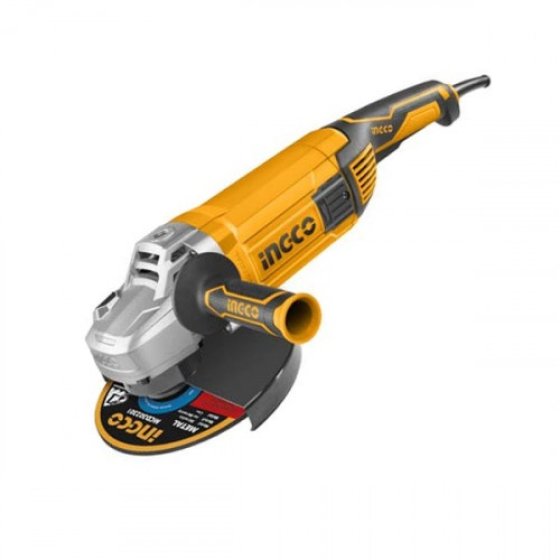 Угловая шлифовальная машина 230мм, 2400Вт, 6300 об/мин AG24008 INGCO фото №4363898