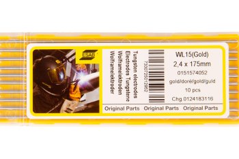 Вольфрамовый электрод Tungsten WL15 1,6x175 мм Gold Plus ESAB фото №4361821