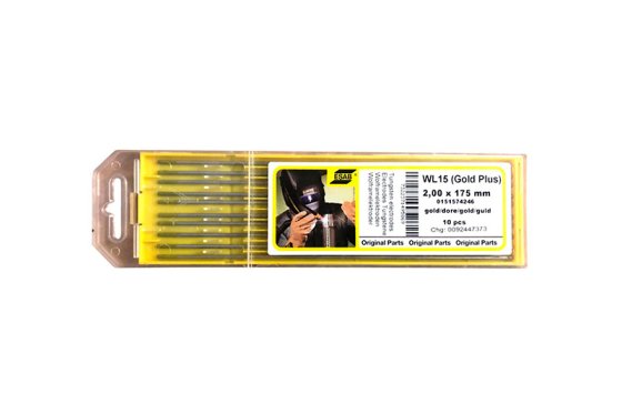 Вольфрамовый электрод Tungsten WL15 Gold Plus 2,0x175 мм ESAB фото №4361830