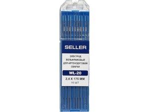 Вольфрамовый электрод WL-20 d 2.4 мм (L=175 мм) голубой SELLER