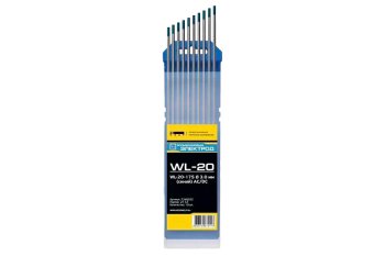 Вольфрамовый электрод WL-20 d 3.0 мм (L=175 мм) голубой (10шт/уп) КЕДР фото №4361448