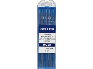 Вольфрамовый электрод WL-20 d 4.0 мм (L=175 мм) голубой SELLER