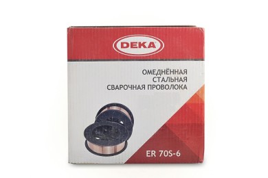 Проволока омедненная (DEKA) d 0.8 мм ER70S-6/Св-08Г2С (1 кг) фото №12798