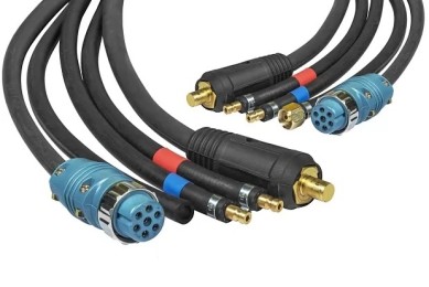 К-т соединительных кабелей для п/а КЕДР AlphaMIG-350S Plus  + AlphaWF-1/AlphaWF-2 (8012682-001, 5м,сух фото №674201