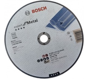 Круг отрезной по металлу "230х1,9х22 Expert" (Bosch) фото №721434