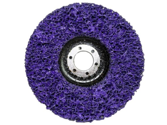 Круг зачистной GTOOL CD 125х15х22,2мм фиолетовый фото №735020