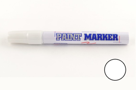 Маркер-краска (4 мм) MunHwa РМ-05 белая фото №509357