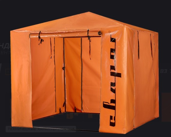 Палатка сварщика 3×3 (каркас, тент, сумка) / GZ930 / СВАРОГ фото №702842