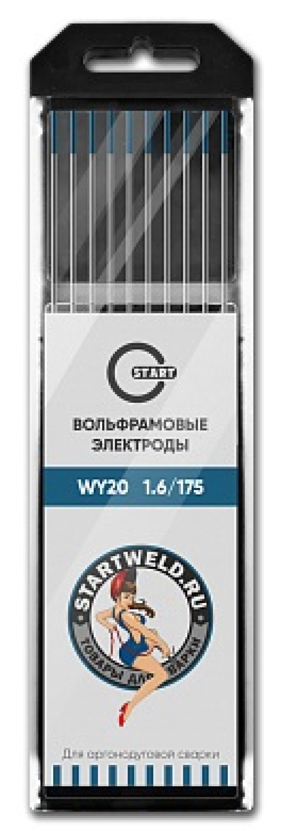 Вольфрамовый электрод WY-20 d. 1,6х175 фото №714073